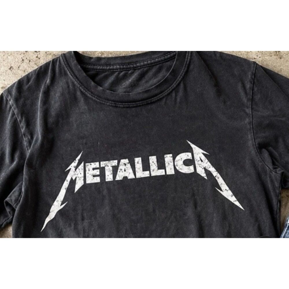 Metallica T-Shirt Mens Black Size XL Graphic Tee Gildan